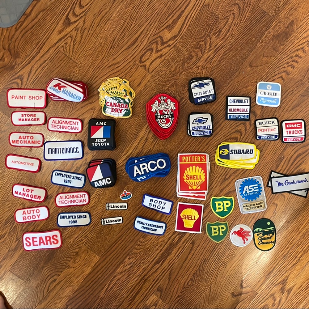 Assorted Vintage Logo Patches